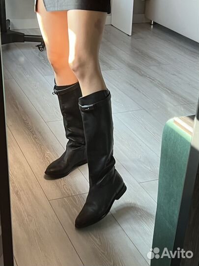 Сапоги milanа 37 размер натуральная кожа