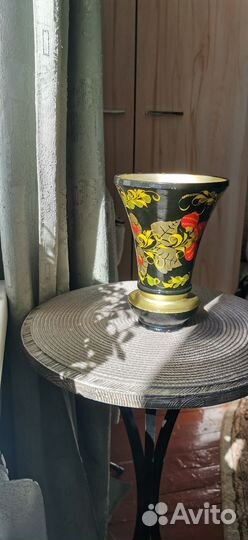 Ваза СССР хохлома