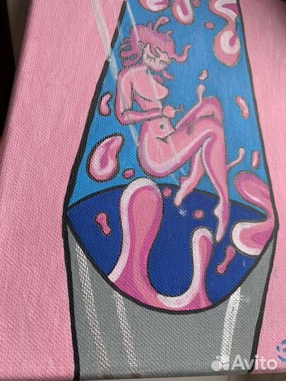 Девушка в лавалампе