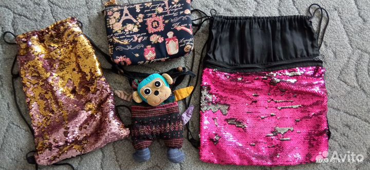 Рюкзачок детский/ сумка женская/ сумка с пайетками