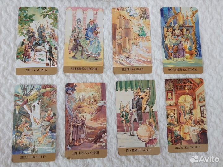 Таро викторианских фей, Оракул, карты