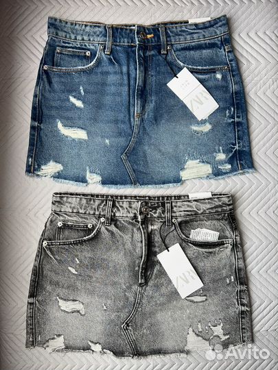 Джинсовые юбки Zara