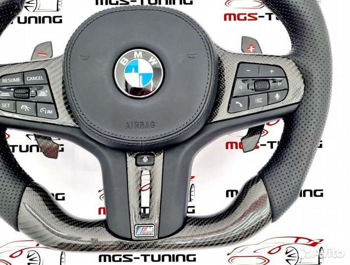 Руль + подушка BMW X5 G05 стиль M карбон X5M