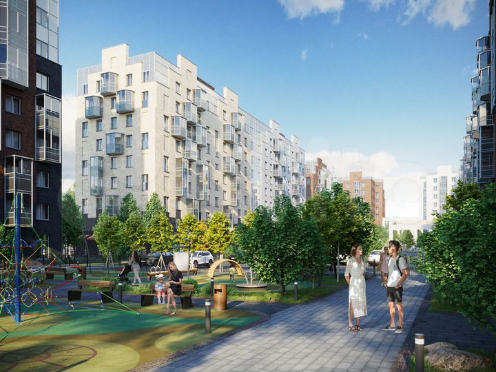 2-к. квартира, 49,4 м², 8/8 эт.