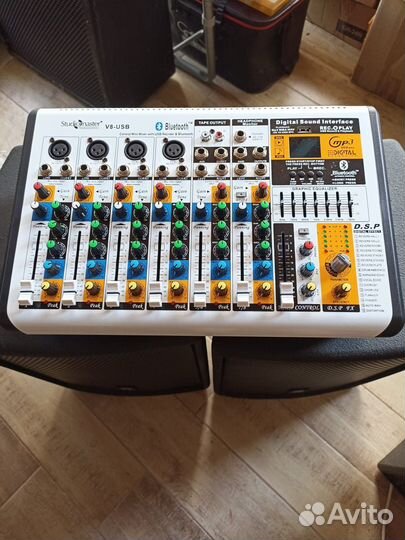 Активный микшер с колонками