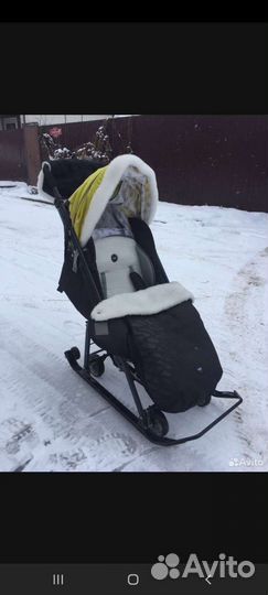 Коляска санки