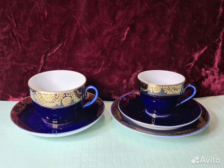 Чашки фарфоровые лфз