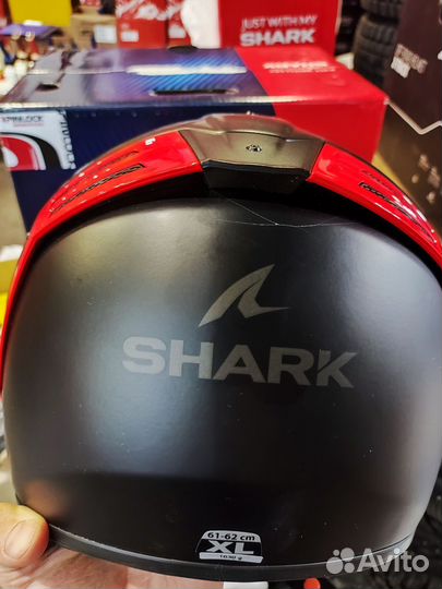 Мотошлем shark Spartan RS Black/Red XL