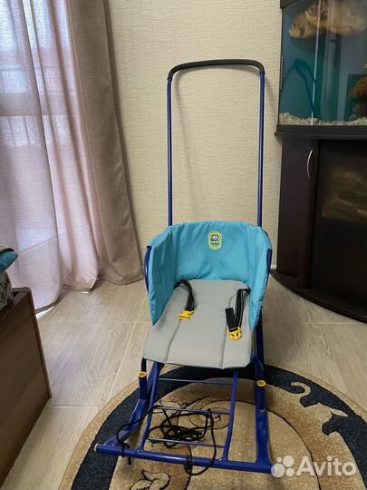 Детские санки с колесами