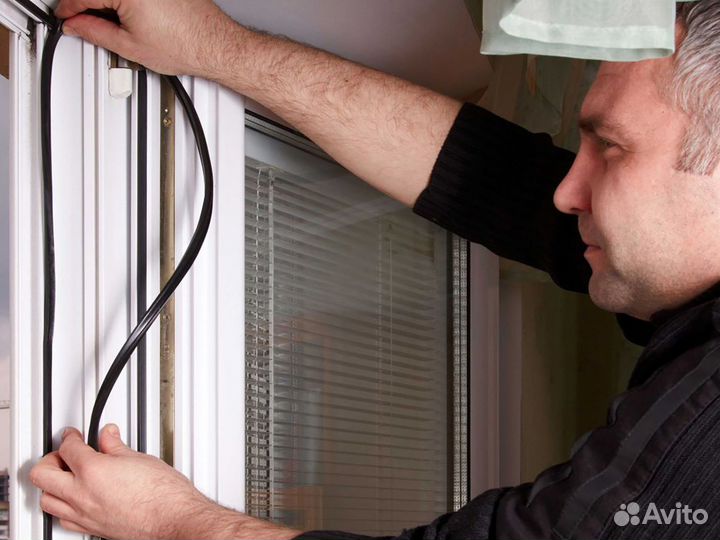 Уплотнитель увеличенного размера для пвх 76 мм