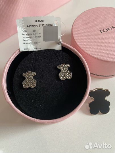 Серьги tous оригинал