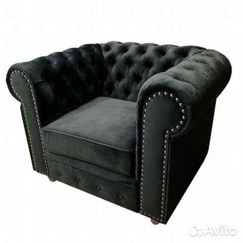 Кресло «Честер комфорт», велюр бархат