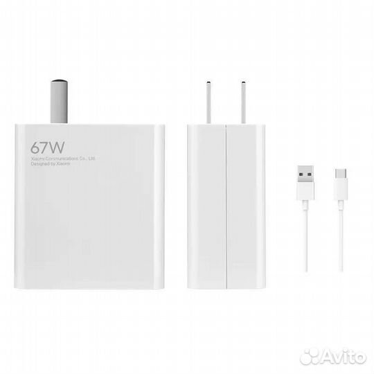 Сетевое зарядное устройство Xiaomi 67W, новое