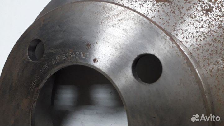 Диск тормозной задний Audi 80/90 B3 1986-1991, 100