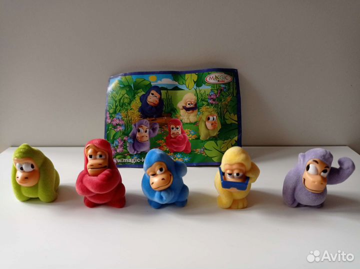 Киндер серии животных Natoons, бархатные