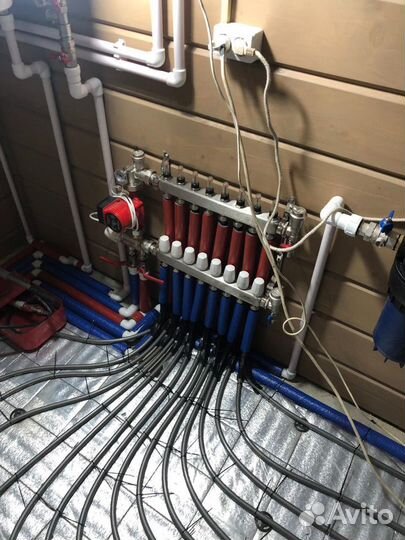 Отопление.Водяной теплый пол