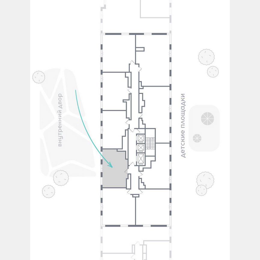 2-к. квартира, 39,5 м², 28/30 эт.