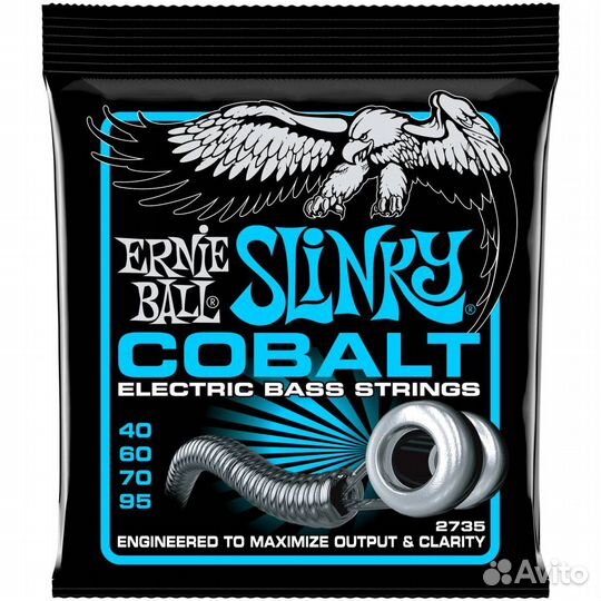 Струны для бас-гитары Ernie Ball 2735 Slinky Cobal