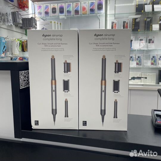 Стайлер Dyson AirWrap Complete Long HS05 Nickel