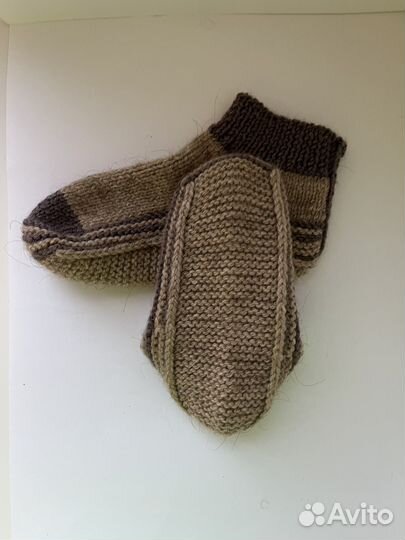 Носки вязаные из верблюжьей шерсти