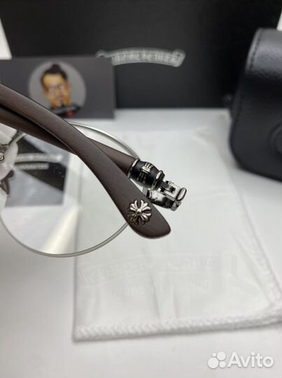 Очки прозрачные Hrome hearts