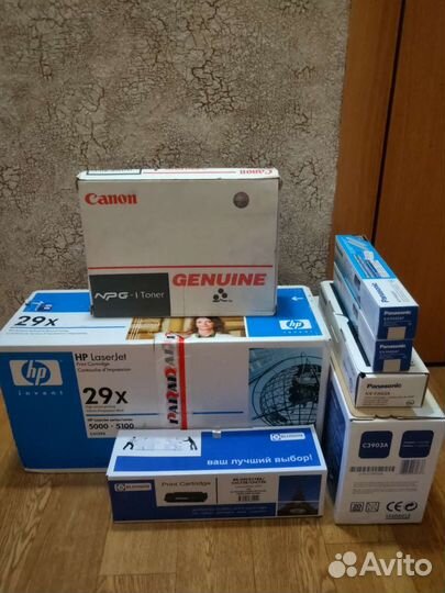 Картриджы HP, Canon оригиналы