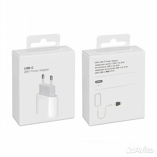 Зарядный блок apple iPhone iPad type-c 20w