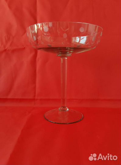 Бокалы, фужеры. Хрусталь, стекло. Винтаж