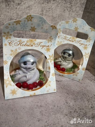 Символ нового года змея из мыла