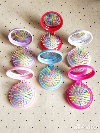 Расческа складная с зеркалом