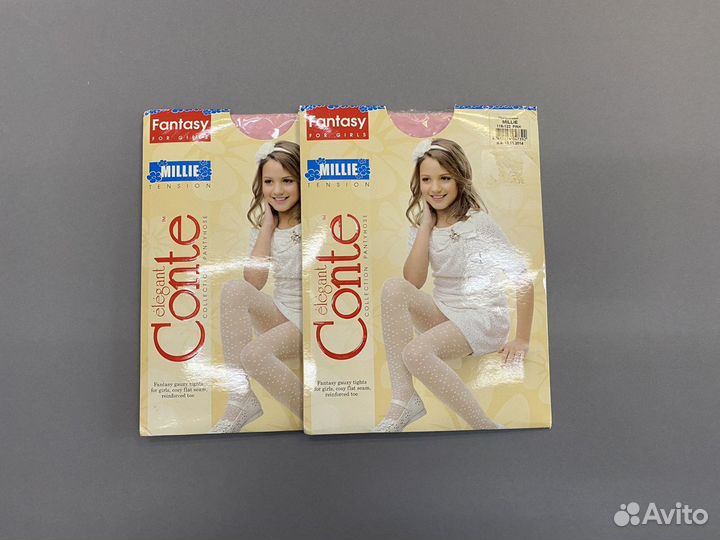 Колготки нарядные Conte розовые р.116-122