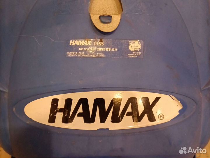 Детское велокресло на багажник hamax