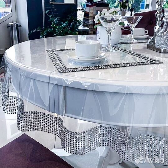 Скатерть силиконовая, гибкое стекло