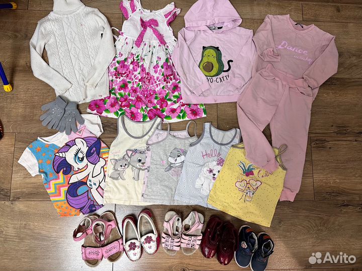 Одежда и обувь для девочки 3,4,5 лет