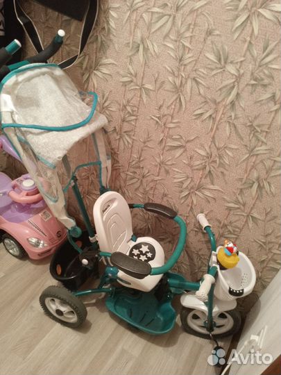 Детский трех колесный велосипед