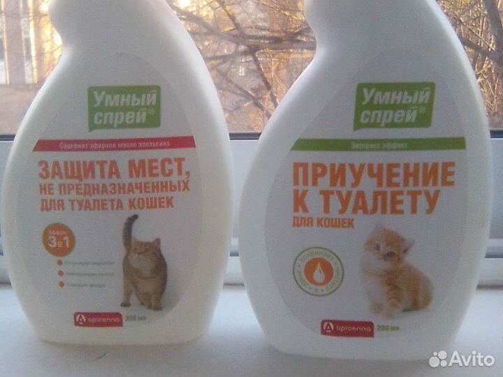 Спреи приучение кошки к туалету