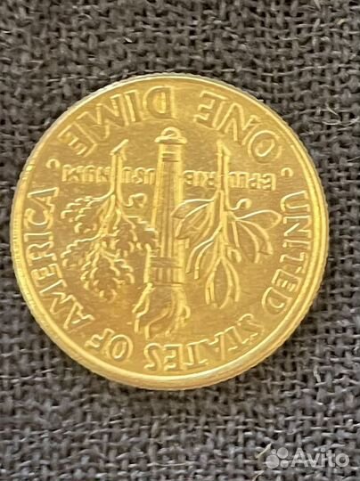 Монета -Перевертыш ONE dame liberty 2004 г