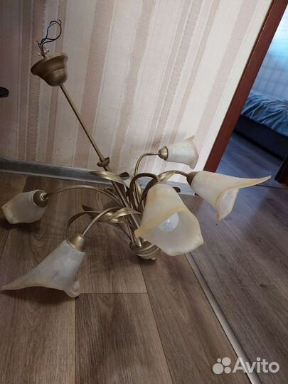 Люстра потолочная бу