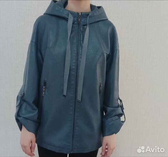 Куртка из экокожи, женская