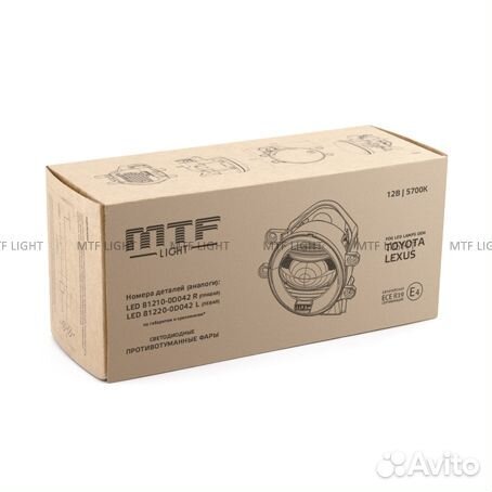 Светодиодные птф MTF Light FL10TW lexus/toyota