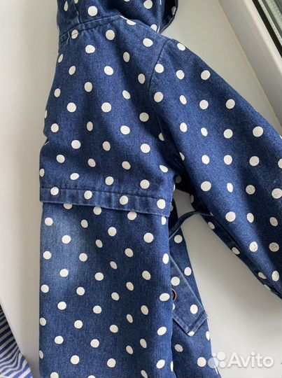 Джинсовая куртка для девочки (утепленная)