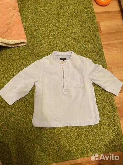 Новая рабашка и брюки 74см