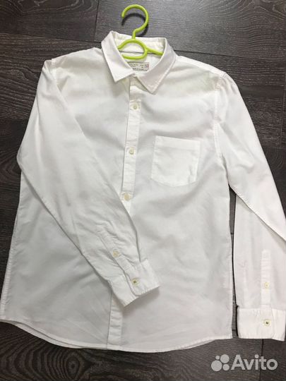 Рубашка белая доя мальчика Zara