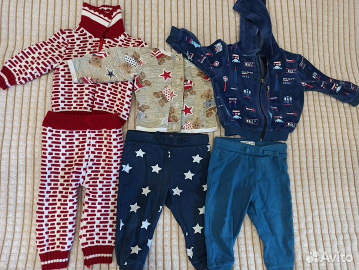 Вещи пакетом для мальчика(3-12 мес)
