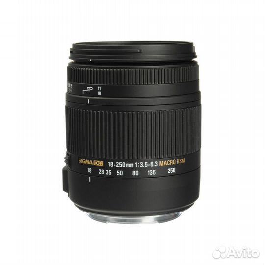 Sigma AF 18-250mm F3.5-6.3 macro OS Can/Nik новый