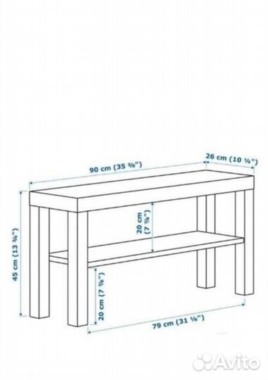 Тумба под тв IKEA лакк