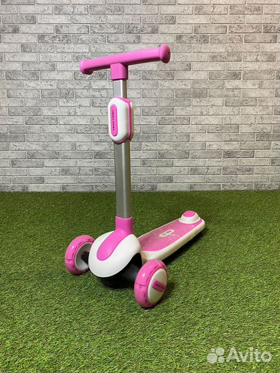 Самокат детский трехколесный Tech taim люксовое ка