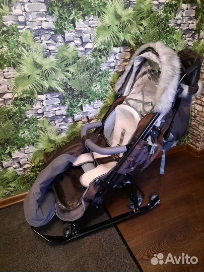 Детские санки коляска