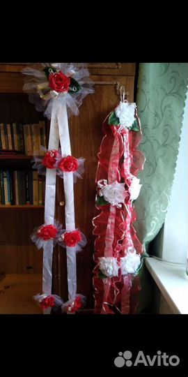 Свадебные украшения на машину