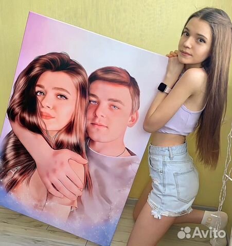 Портрет на холсте по фото